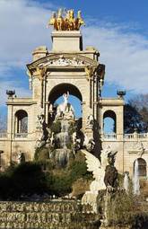 Fototapeta stary barcelona park