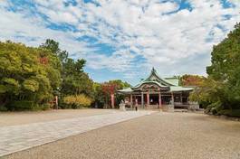 Obraz na płótnie japoński sanktuarium architektura japonia