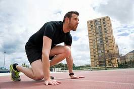 Naklejka stadion sprinter sport