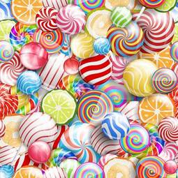 Obraz na płótnie deser spirala jedzenie wzór kolorowy