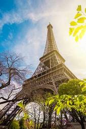 Obraz na płótnie lato wieża francja
