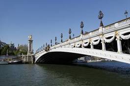 Plakat most peron aleksander paris rzeki