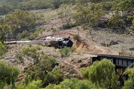 Obraz na płótnie lokomotywa australia australia południowa