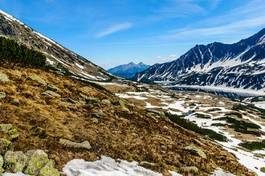 Obraz na płótnie góra tatry dolina