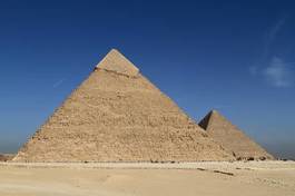 Plakat afryka architektura egipt piramida grób