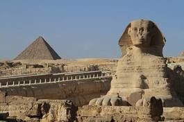 Plakat architektura egipt afryka piramida afryka północna