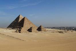 Plakat piramida afryka egipt