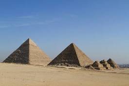 Plakat piramida egipt afryka architektura