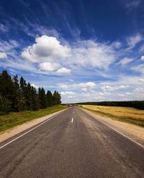 Plakat natura autostrada europa roślina