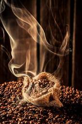 Obraz na płótnie spokojny młynek do kawy jedzenie vintage kawa