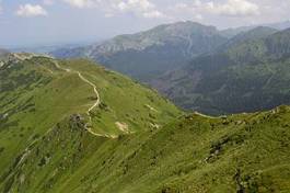 Fotoroleta góra tatry ścieżka