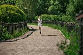 Fotoroleta ćwiczenie wieś ogród wellnes park