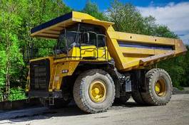 Obraz na płótnie ciężarówka handel rozładowane górnictwo technologia