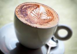 Fotoroleta wzór kawa cappucino napój