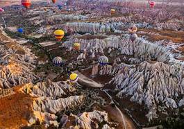 Plakat turcja balon góra