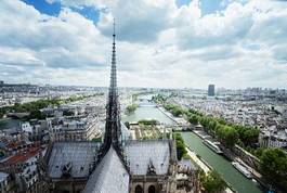 Fotoroleta paris from notre dame, france