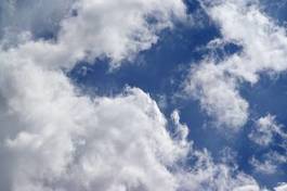 Fotoroleta blue sky with sunlight clouds