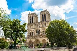 Fotoroleta notre-dame architektura francja katedra niebo