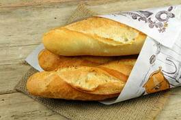 Plakat francja jedzenie podudzie chleb obiad