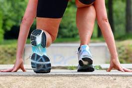 Obraz na płótnie sprinter jogging bieg biegacz