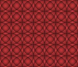 Naklejka seamless texture: black circles on a red background