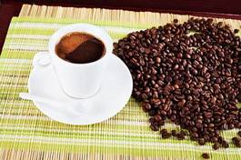 Obraz na płótnie mokka kawa filiżanka świeży expresso