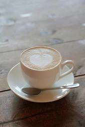 Obraz na płótnie napój filiżanka kawiarnia