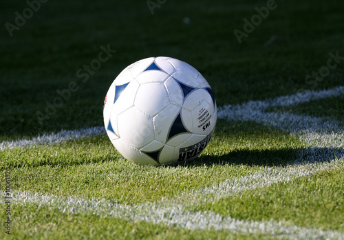 Naklejka trawa piłkarz piłka piłka nożna sport