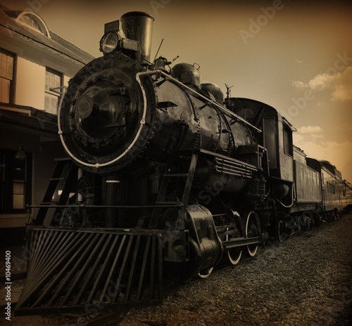 Obraz na płótnie transport lokomotywa stary silnik