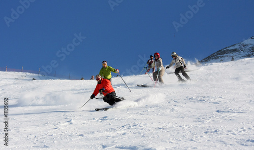 Plakat akt sport alpy góra