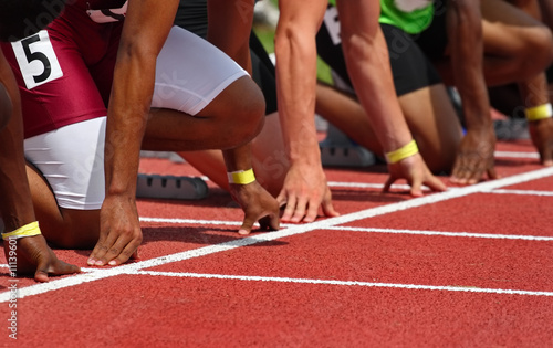 Fototapeta wyścig pole lekkoatletka sport