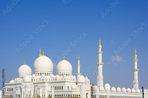 Plakat architektura meczet arabski