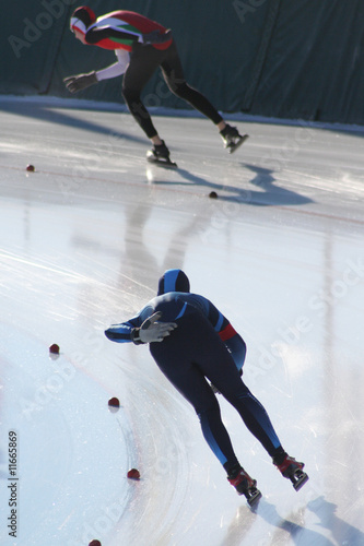 Fotoroleta lekkoatletka sport lód