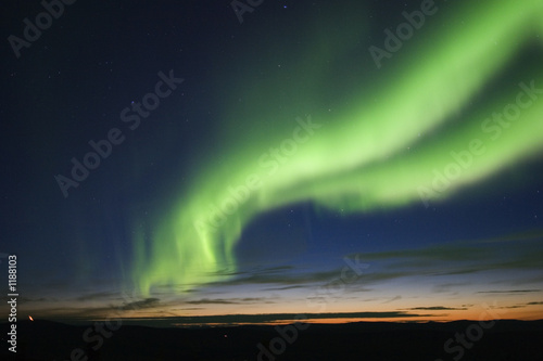 Fotoroleta taniec alaska noc natura niebo