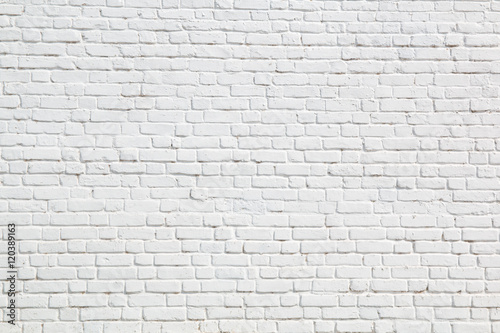 Fotoroleta white brick wall