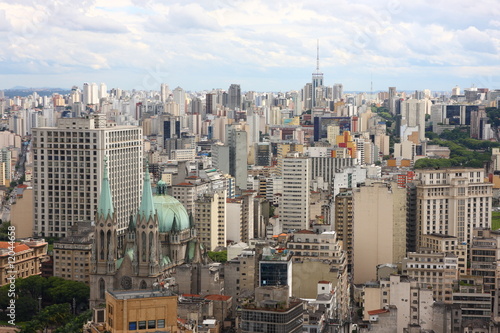 Obraz na płótnie miejski ameryka panoramiczny południe brazylia