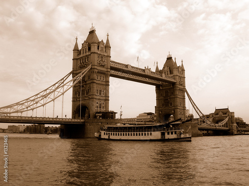 Plakat londyn europa krajobraz woda
