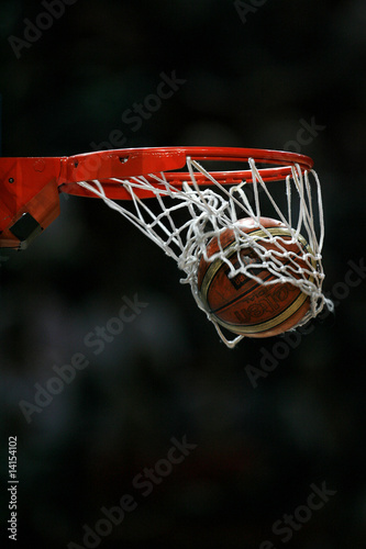 Plakat koszykówka sport lekkoatletka piłka