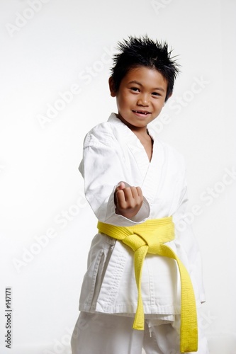 Naklejka dzieci japonia sztuki walki