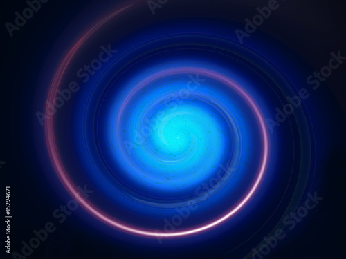 Plakat abstrakcja dyskoteka sztuka spirala galaktyka