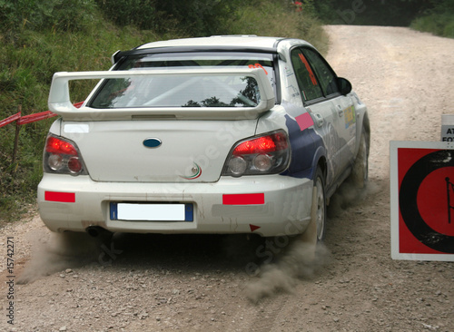 Plakat wyścig silnik krajobraz samochód