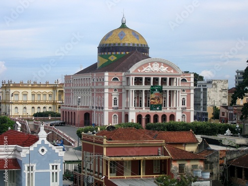 Fotoroleta brazylia opera teatr amazonka guma