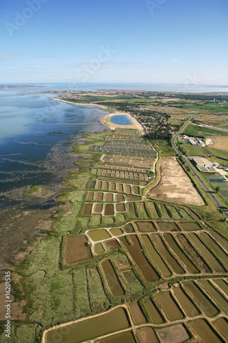 Naklejka morze krajobraz brzeg samolot park