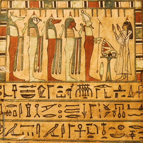 Obraz na płótnie vintage stary afryka sztuka egipt