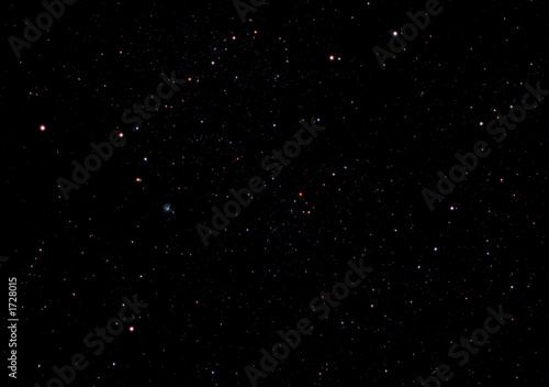 Plakat noc gwiazda kosmos niebo miejsce