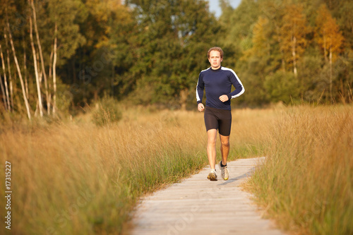 Fototapeta sport lekkoatletka mężczyzna natura ruch