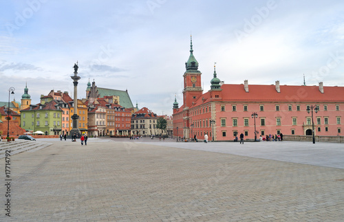 Obraz na płótnie wieża warszawa ulica architektura