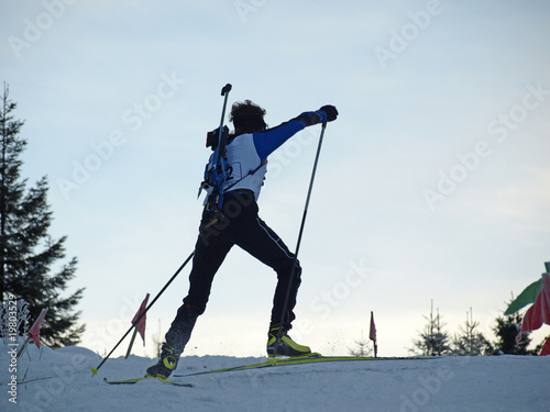 Fotoroleta sport natura lekkoatletka