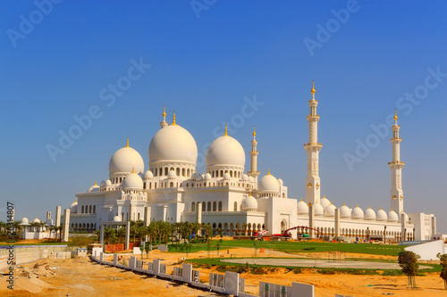 Obraz na płótnie słońce meczet architektura