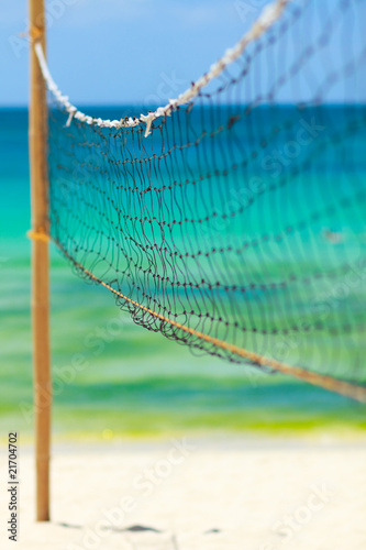 Fototapeta lato plaża tropikalny siatkówka